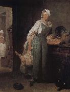 Jean Baptiste Simeon Chardin Market Return oil painting artist